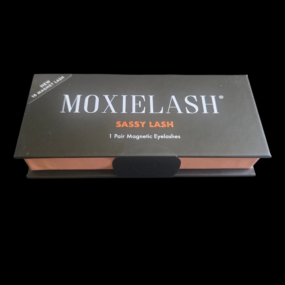 NIB MoxieLash Sassy Lash 10 Magnet Magnetic Eyelashes 1 Set 100% Mink Lashes New